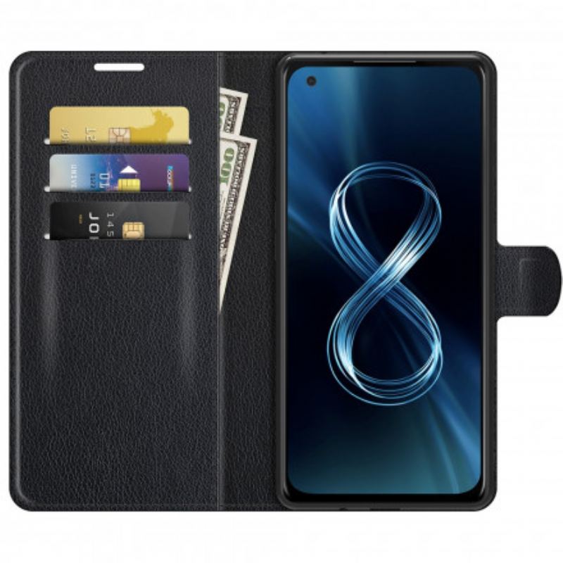 Flip Cover Asus Zenfone 8 Klassisk Kunstlæder