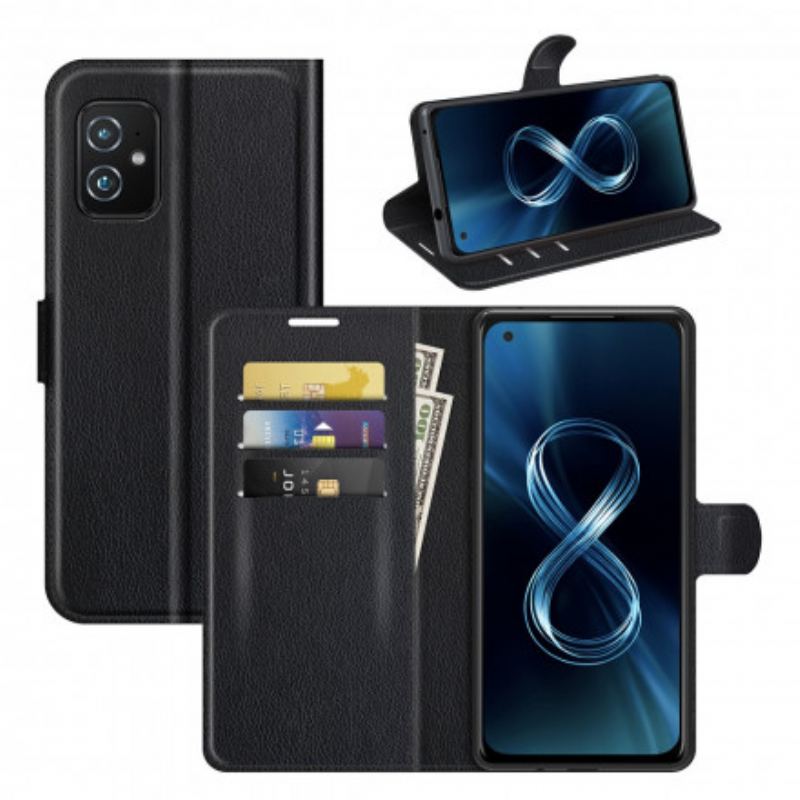 Flip Cover Asus Zenfone 8 Klassisk Kunstlæder