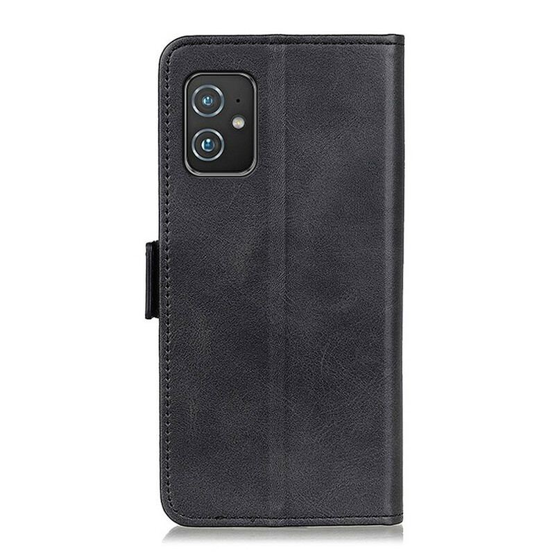 Flip Cover Asus Zenfone 8 Læder Cover Dobbelt Klap