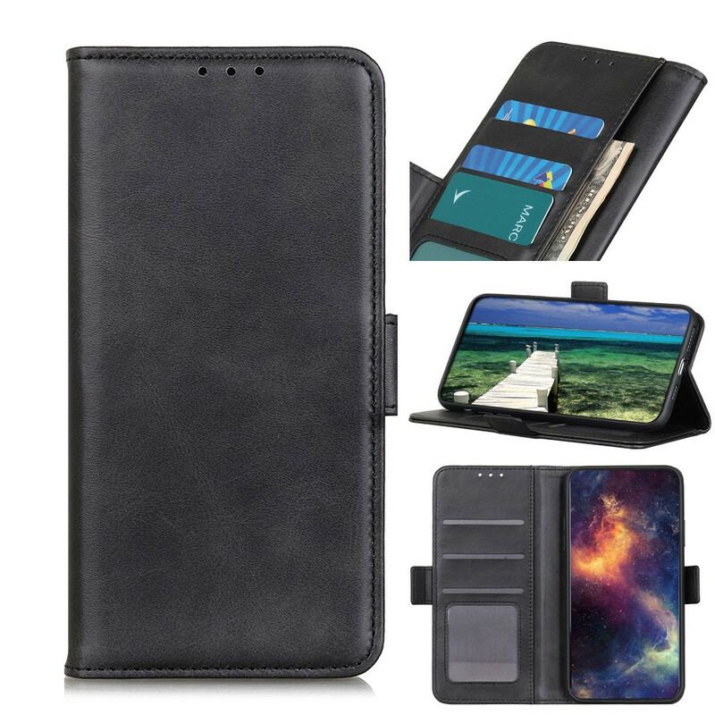 Flip Cover Asus Zenfone 8 Læder Cover Dobbelt Klap