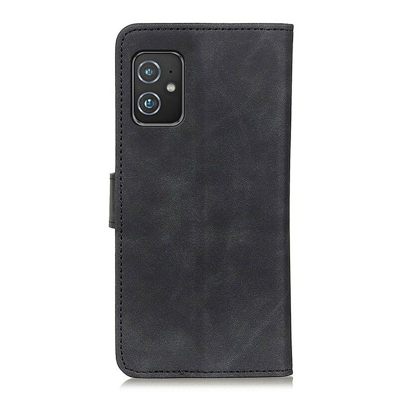 Flip Cover Asus Zenfone 8 Mat Vintage Lædereffekt Khazneh