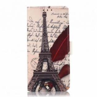 Flip Cover Asus Zenfone 8 Poetens Eiffeltårn