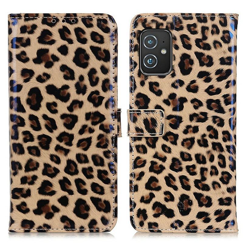 Læder Cover Asus Zenfone 8 Almindelig Leopard