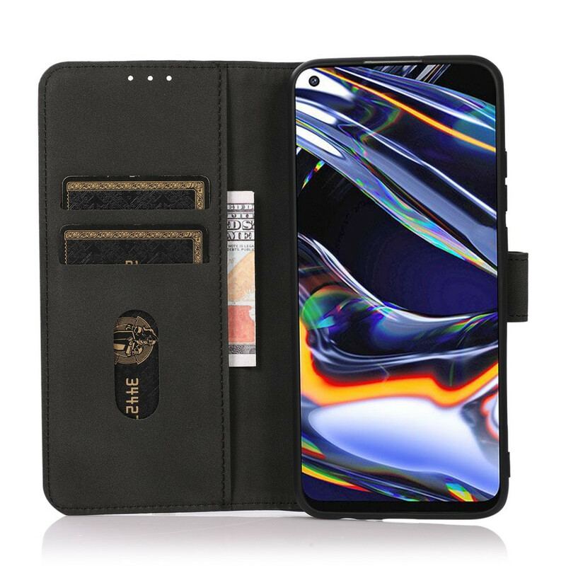 Læder Cover Asus Zenfone 8 Khazneh Fashion Læder Effekt