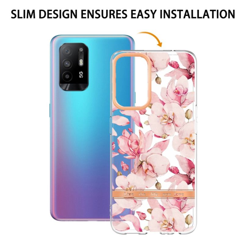 Cover Oppo A94 5G Begonia Blomst