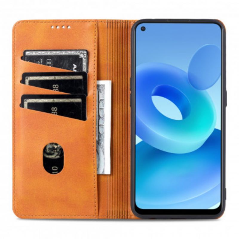 Cover Oppo A94 5G Flip Cover Azns Læderstyling