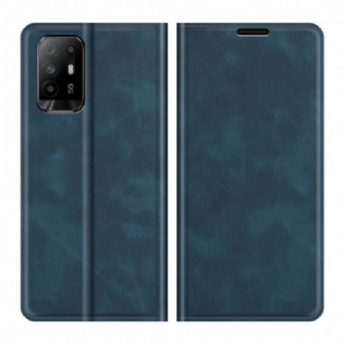 Cover Oppo A94 5G Flip Cover Blødt Lædereffekt