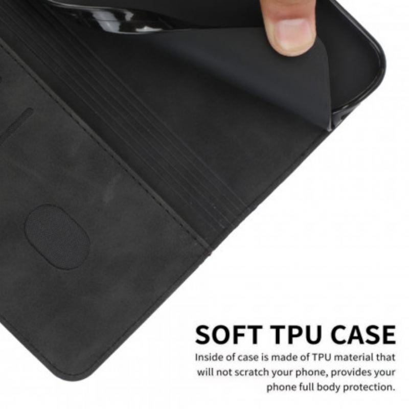 Cover Oppo A94 5G Flip Cover Cubic Style Skin-touch