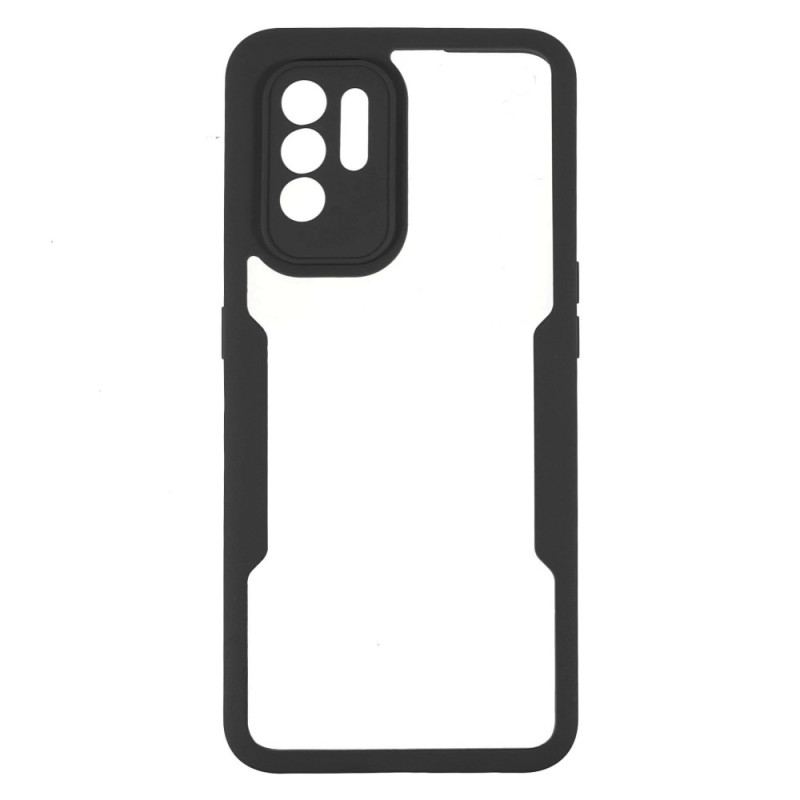 Cover Oppo A94 5G Hybrid Gennemsigtige Farvede Kanter