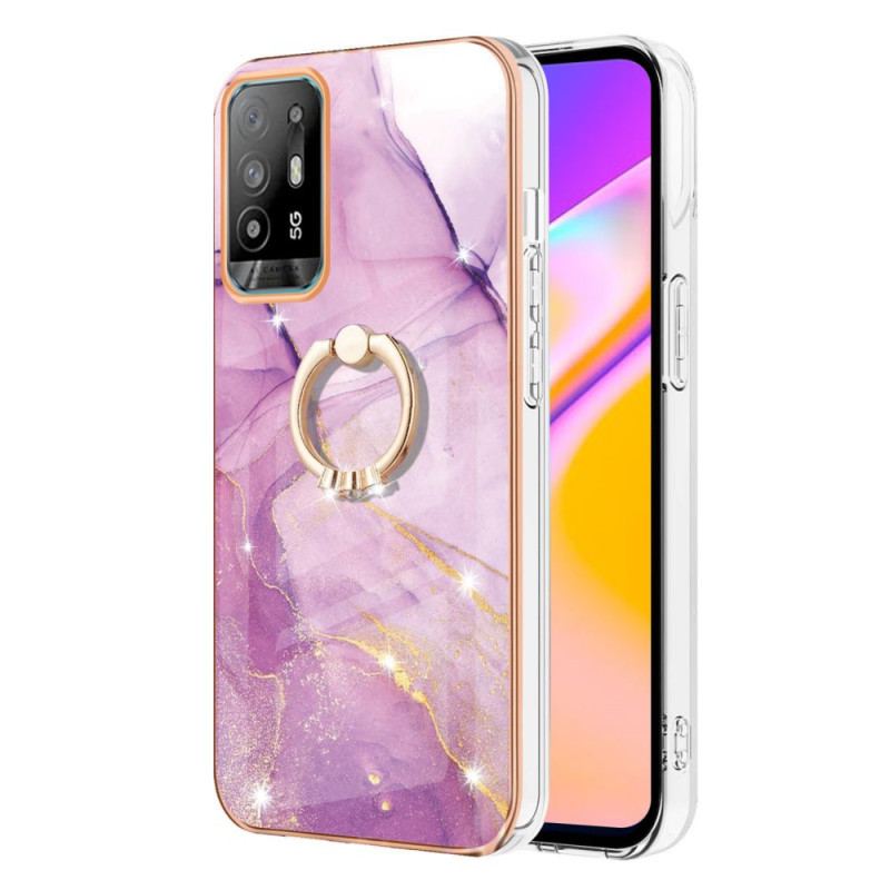 Cover Oppo A94 5G Marmor Med Ring