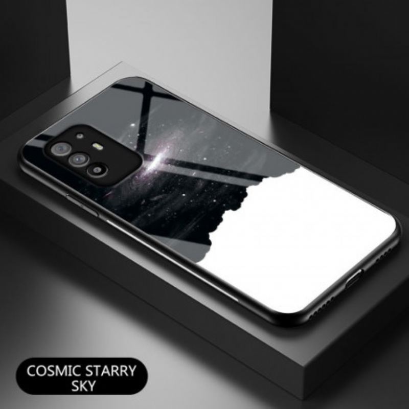 Cover Oppo A94 5G Premium Farver Hærdet Glas