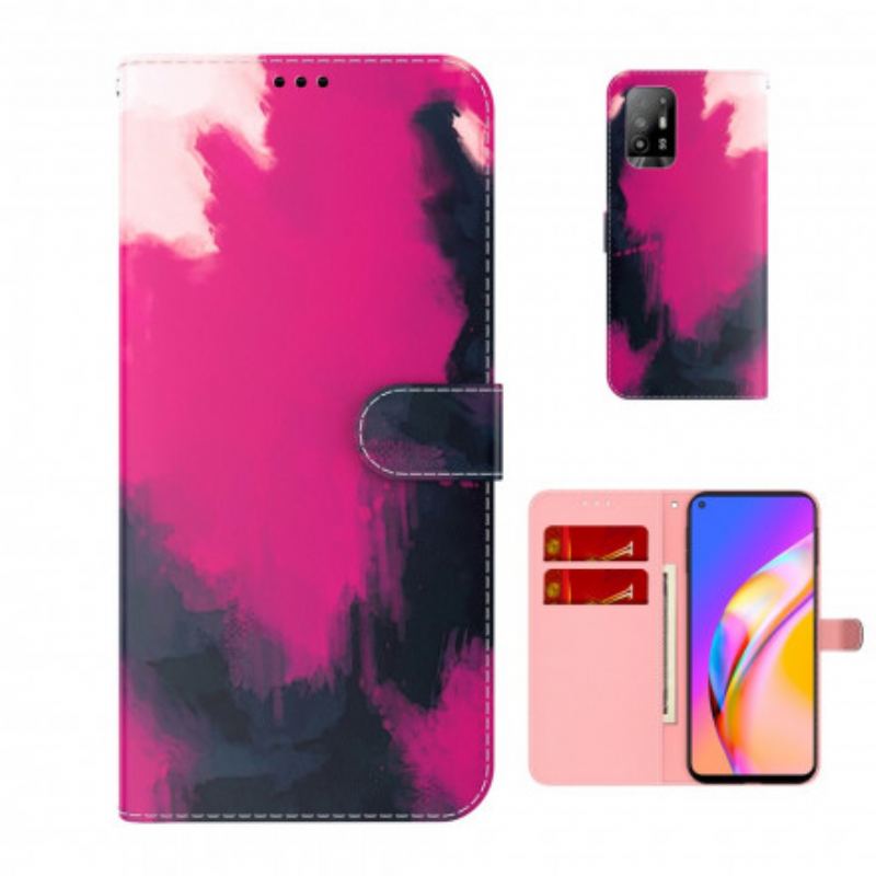 Flip Cover Oppo A94 5G Akvarel