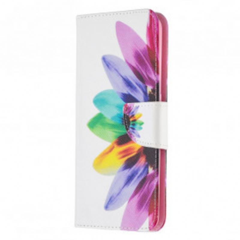 Flip Cover Oppo A94 5G Akvarel Blomst