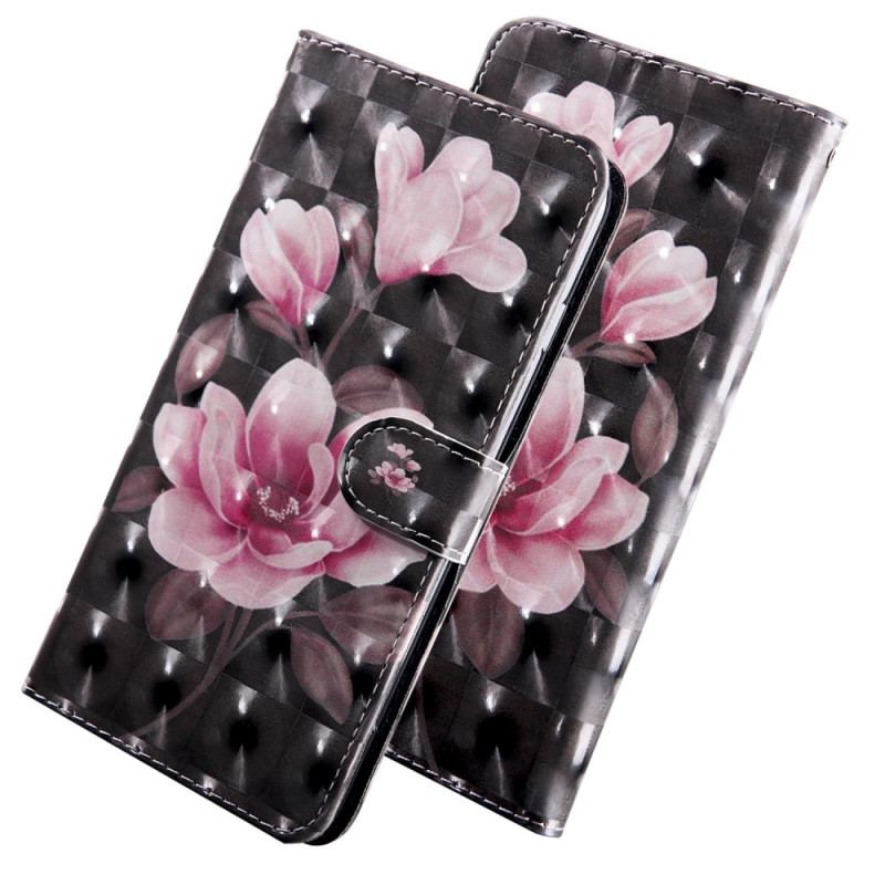 Flip Cover Oppo A94 5G Blomster Med Snor