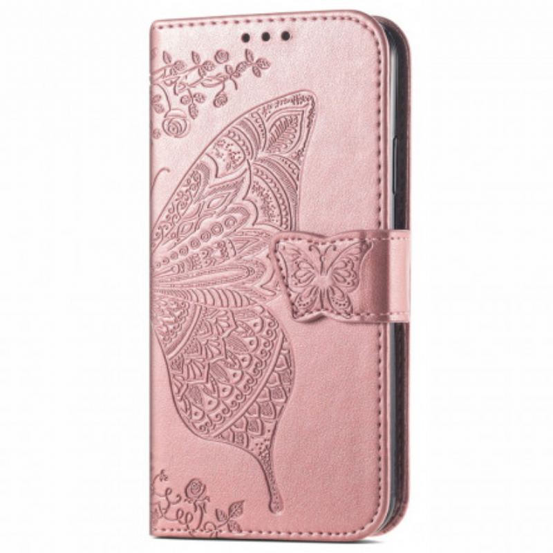 Flip Cover Oppo A94 5G Halve Sommerfugle