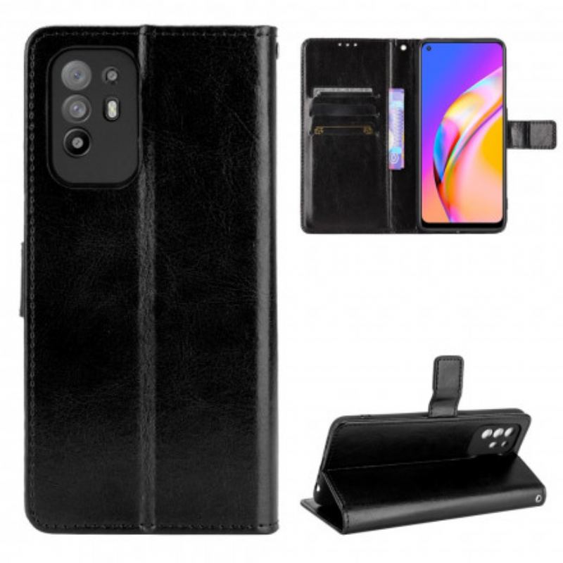 Flip Cover Oppo A94 5G Prangende Kunstlæder