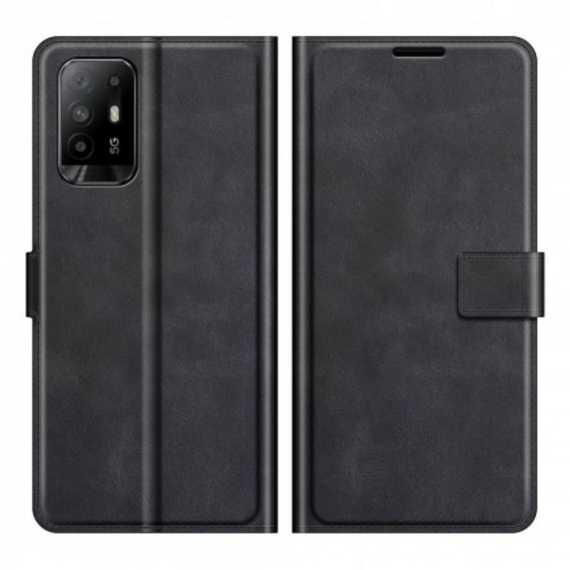 Læder Cover Oppo A94 5G Slank Ekstrem Lædereffekt