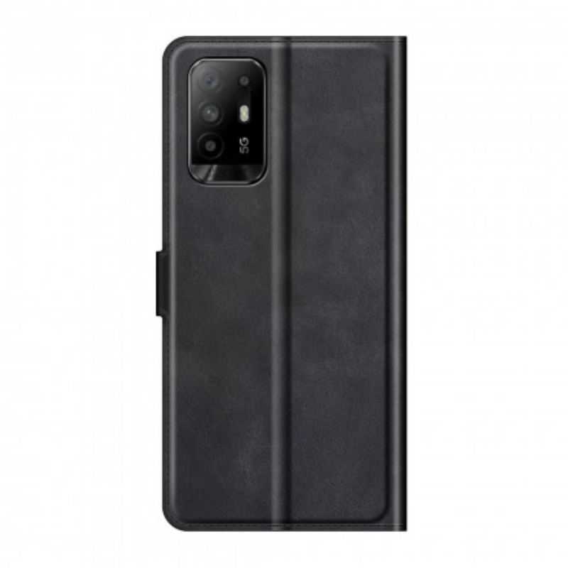 Læder Cover Oppo A94 5G Slank Ekstrem Lædereffekt