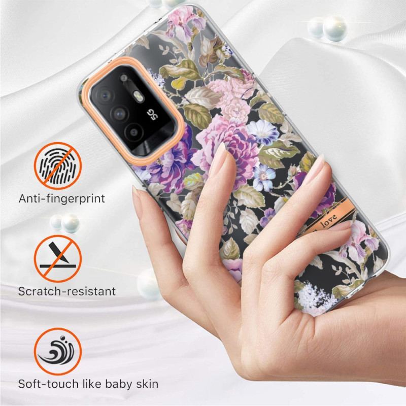 Mobilcover Oppo A94 5G Begonia Blomster