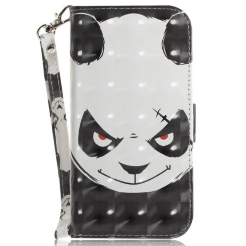 Flip Cover Motorola Edge 50 Neo Vred Panda Med Rem