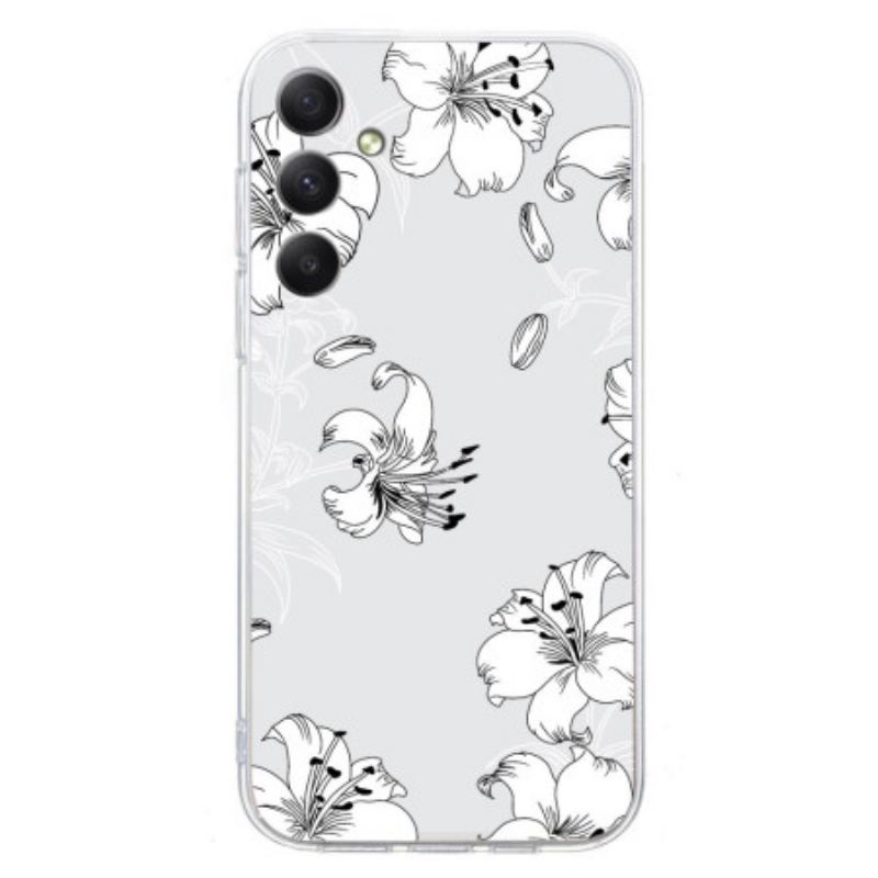 Cover Samsung Galaxy S24 Fe Hvide Blomster