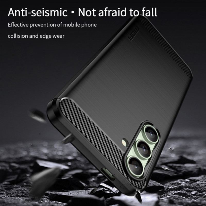 Cover Til Samsung Galaxy S24 Fe Mofi Børstet Kulfiber