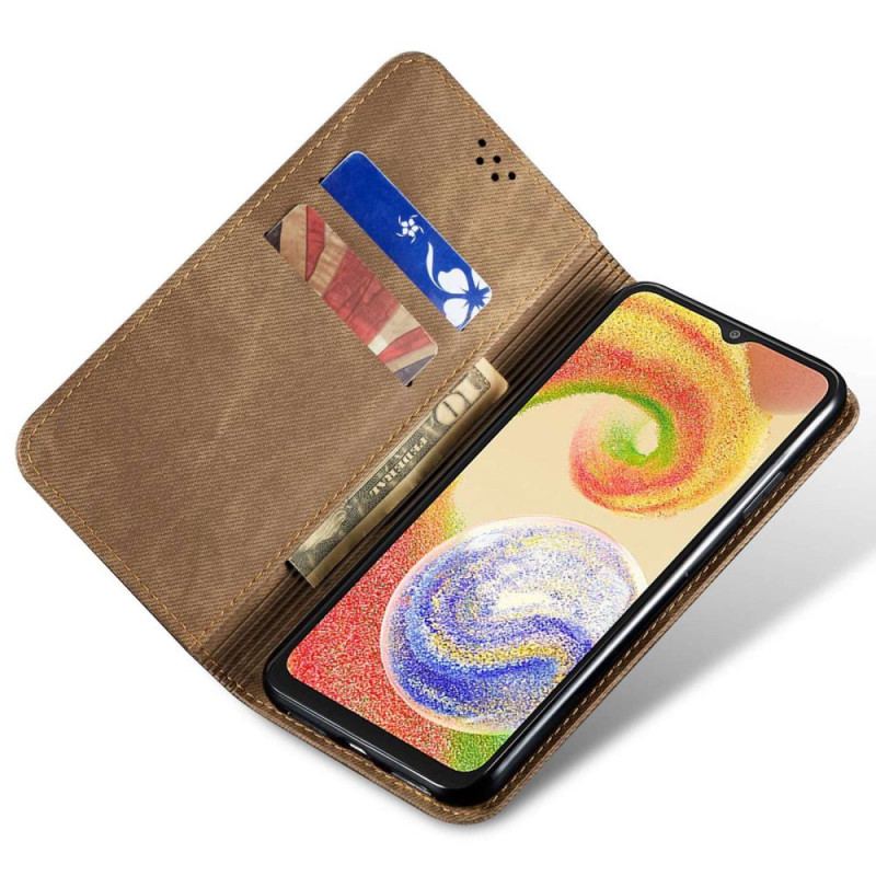 Flip Cover Samsung Galaxy S24 Fe Jeansstof