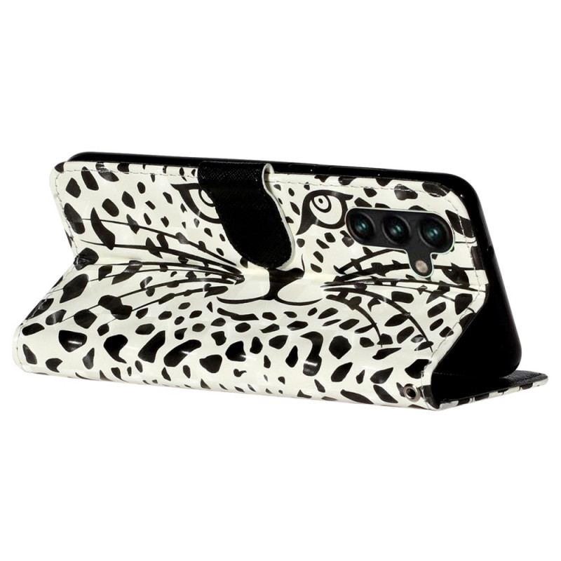 Flip Cover Samsung Galaxy S24 Fe Leopardhoved Med Rem