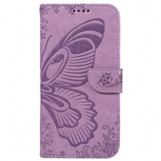 Flip Cover Samsung Galaxy S24 Fe Sommerfuglegrafik