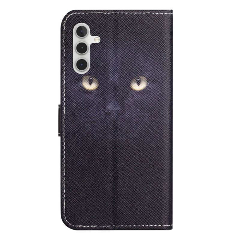 Flip Cover Samsung Galaxy S24 Fe Strappy Cat Eyes