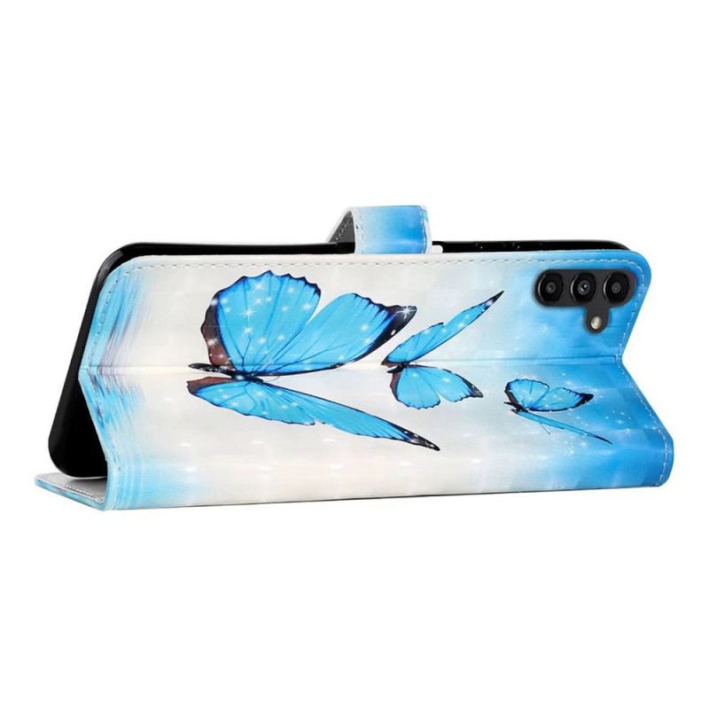 Flip Cover Samsung Galaxy S24 Fe Tre Sommerfugle