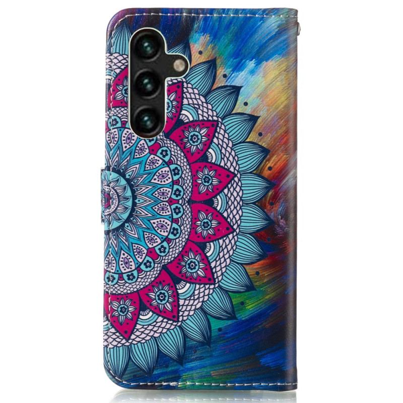 Flip Cover Til Samsung Galaxy S24 Fe Mandala Mønster