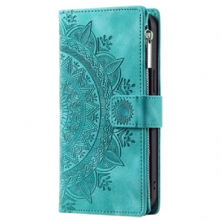 Flip Cover Til Samsung Galaxy S24 Fe Mandala Ruskindseffekt