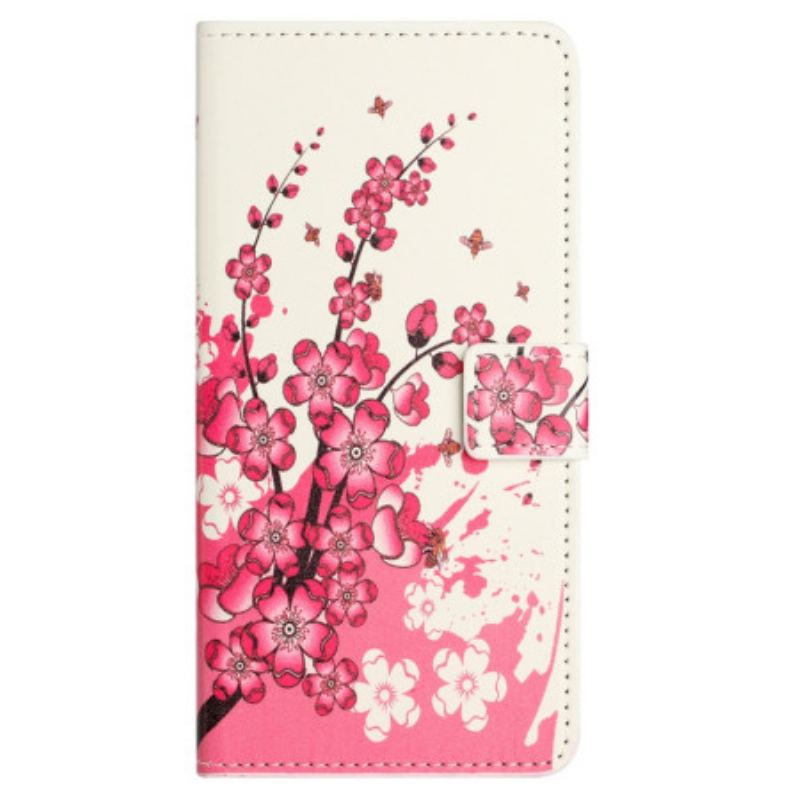 Flip Cover Til Samsung Galaxy S24 Fe Tropiske Blomster