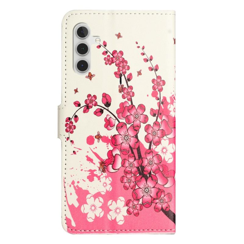 Flip Cover Til Samsung Galaxy S24 Fe Tropiske Blomster