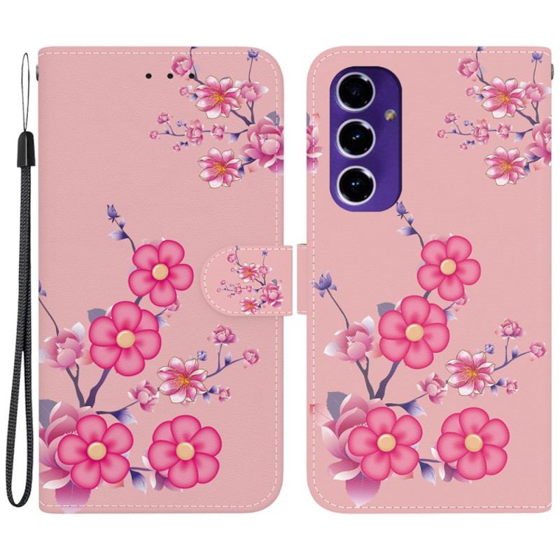 Læder Cover Samsung Galaxy S24 Fe Sakura Rem