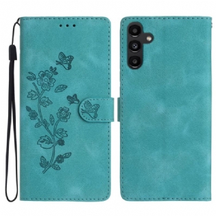 Læder Cover Samsung Galaxy S24 Fe Telefon Etui Fleuretter