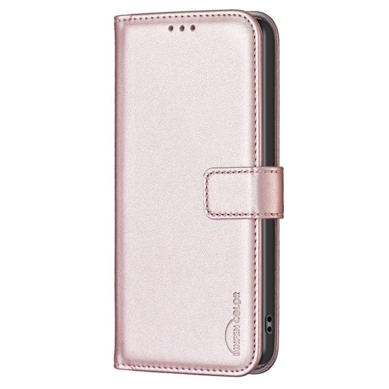 Læder Cover Samsung Galaxy S24 Fe Telefon Etui Klassisk Binfen Farve