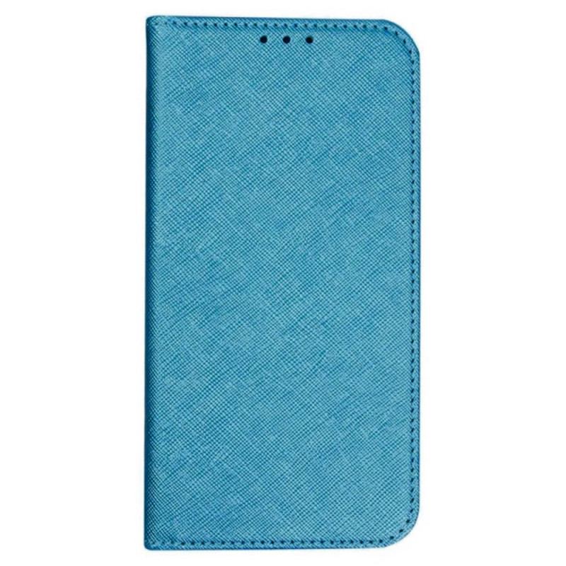 Læder Cover Samsung Galaxy S24 Fe Telefon Etui Krydstekstur