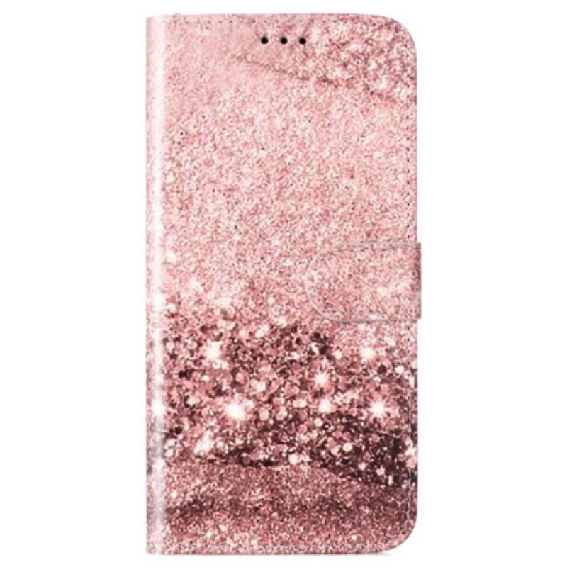 Læder Cover Samsung Galaxy S24 Fe Telefon Etui Rose Guldmarmor