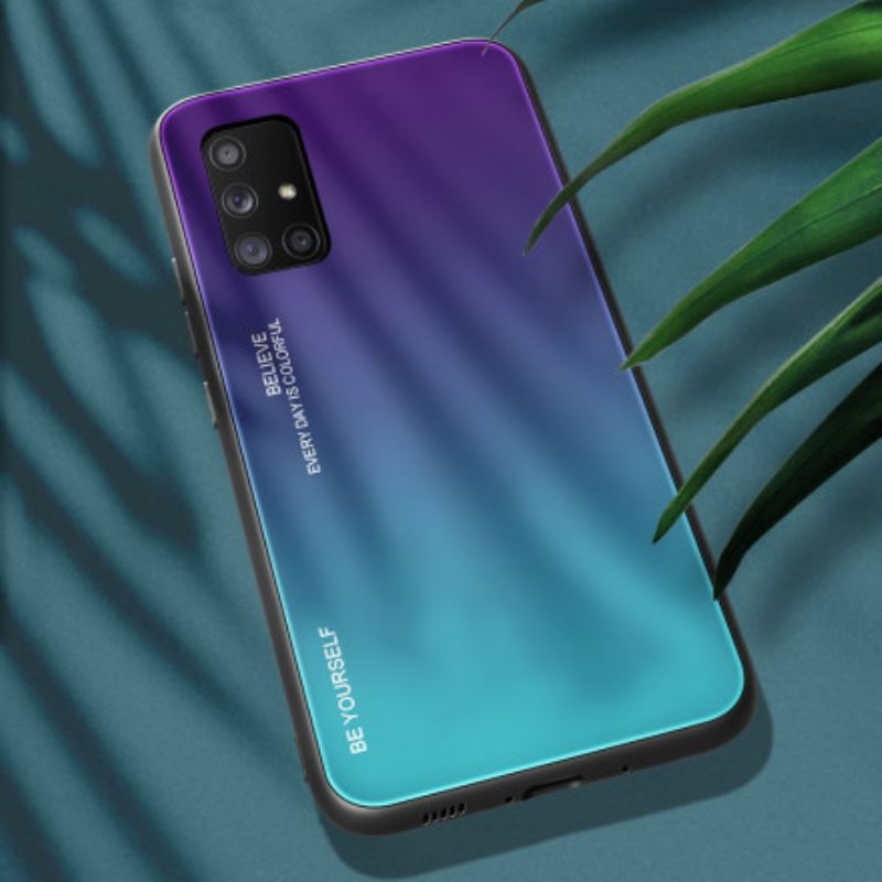 Cover Samsung Galaxy A71 5G Hærdet Glas Vær Dig Selv