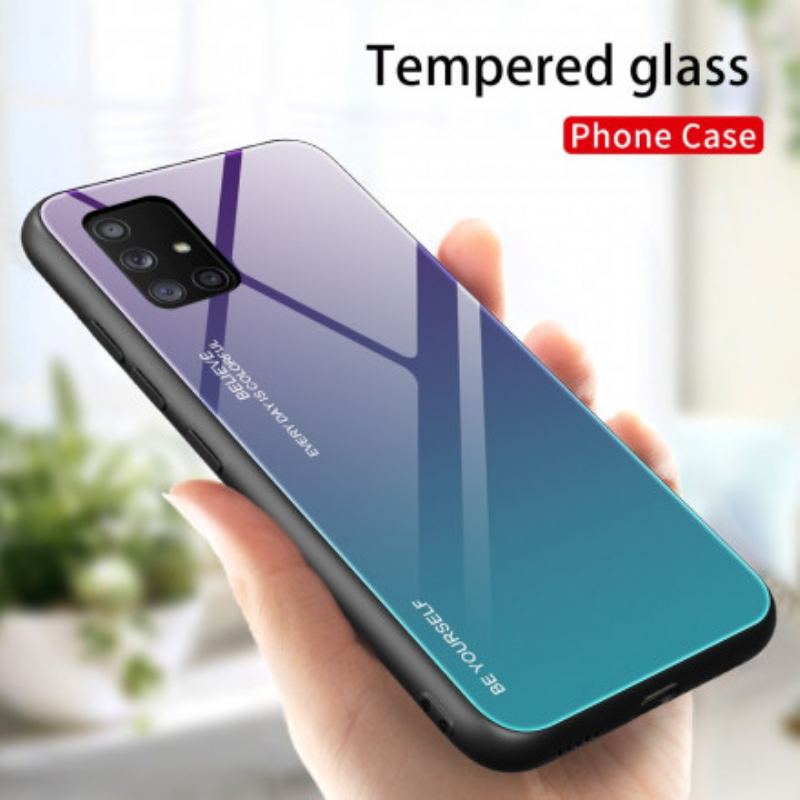 Cover Samsung Galaxy A71 5G Hærdet Glas Vær Dig Selv