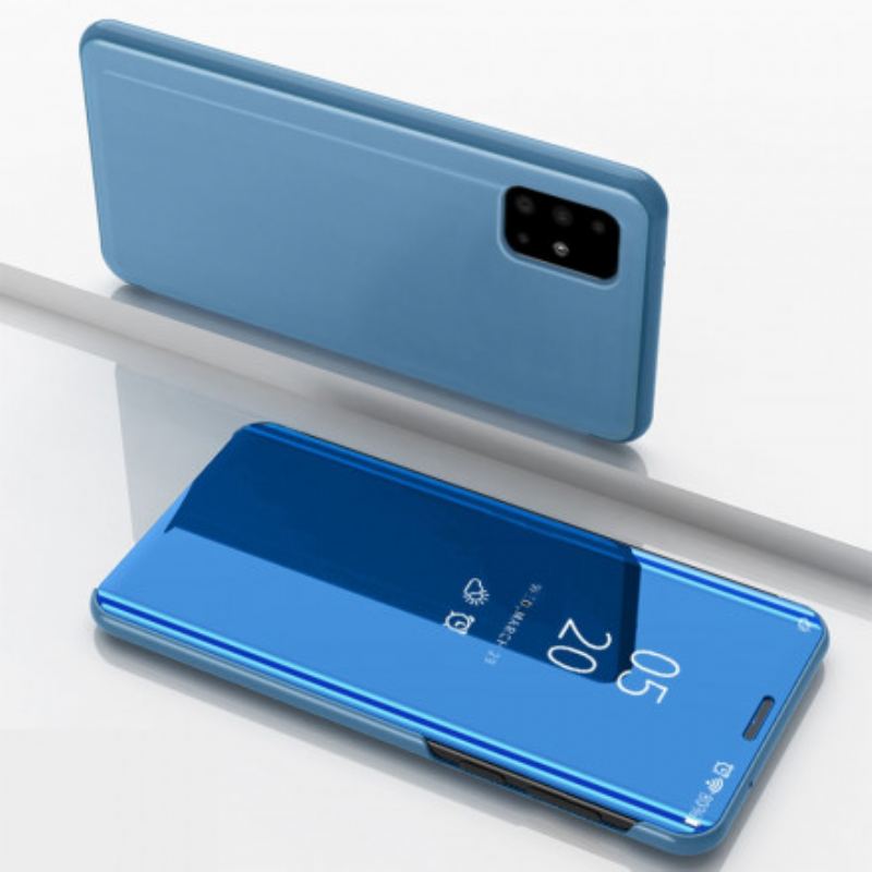 Cover Samsung Galaxy A71 5G Spejl Og Kunstlæder