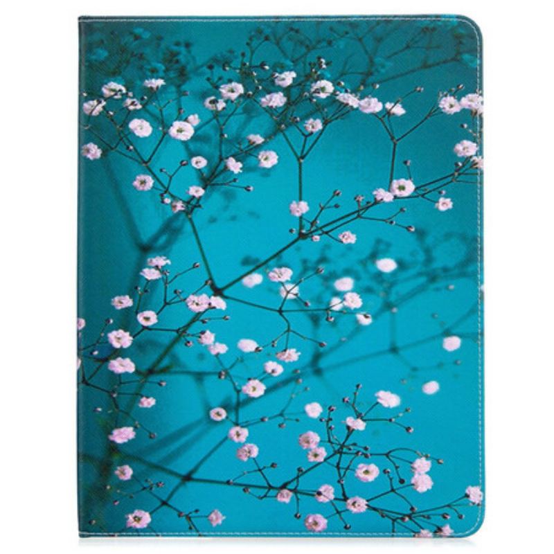 Flip Cover iPad Pro 12.9" (2022) Sakura Træ Print Mønster