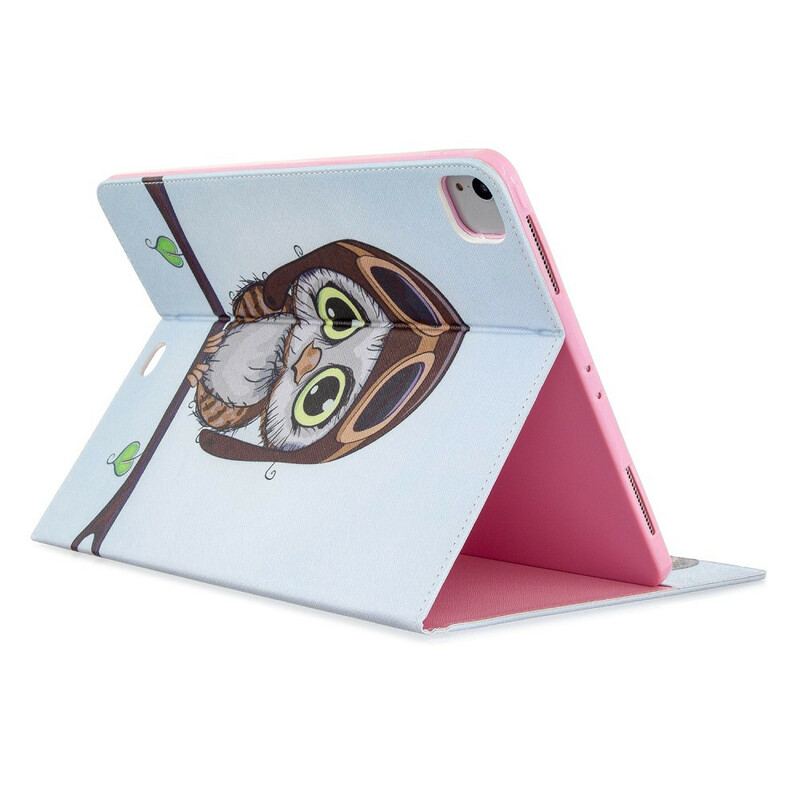 Flip Cover iPad Pro 12.9" (2022) Ugle Print Mønster