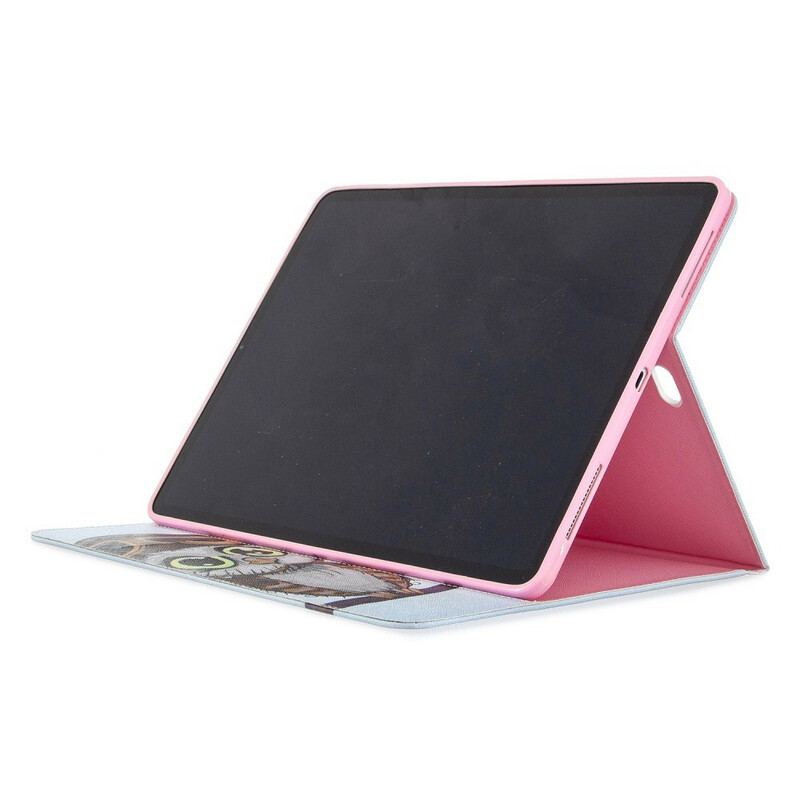 Flip Cover iPad Pro 12.9" (2022) Ugle Print Mønster