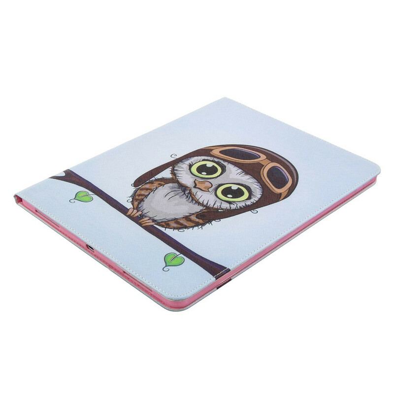 Flip Cover iPad Pro 12.9" (2022) Ugle Print Mønster