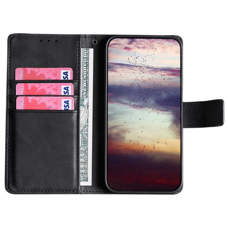 Flip Cover Vivo X90 Pro Krokodille