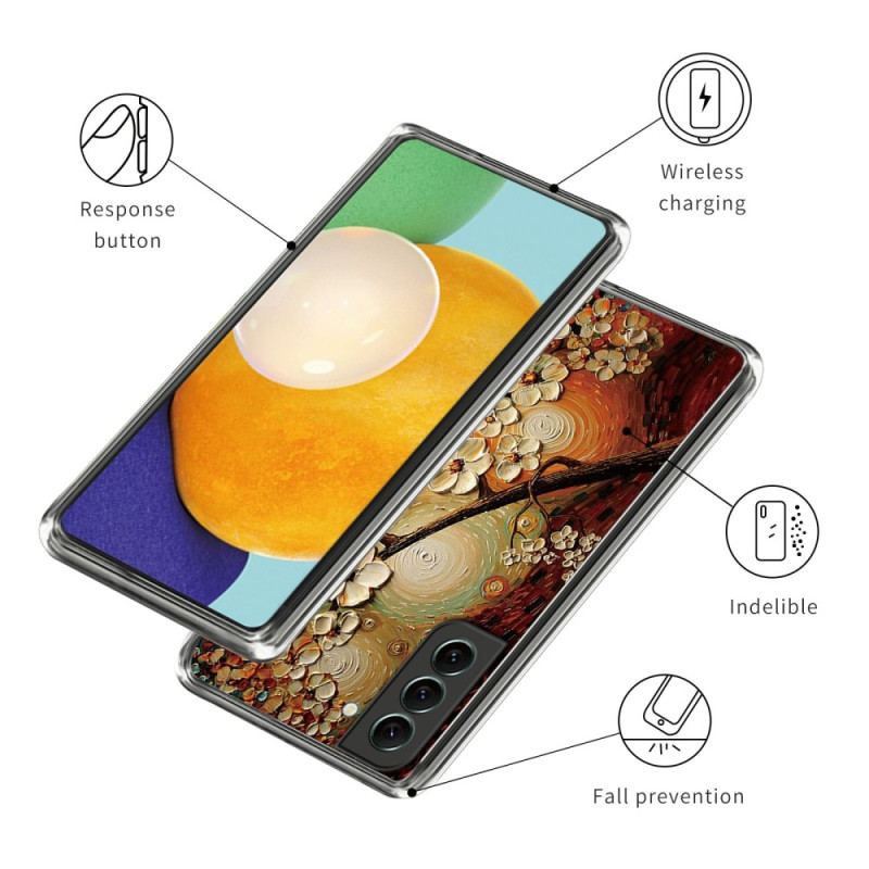 Cover Samsung Galaxy S23 Plus 5G Fleksible Blomster