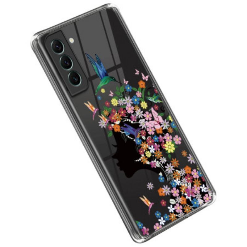 Cover Samsung Galaxy S23 Plus 5G Gennemsigtigt Blomsterhoved